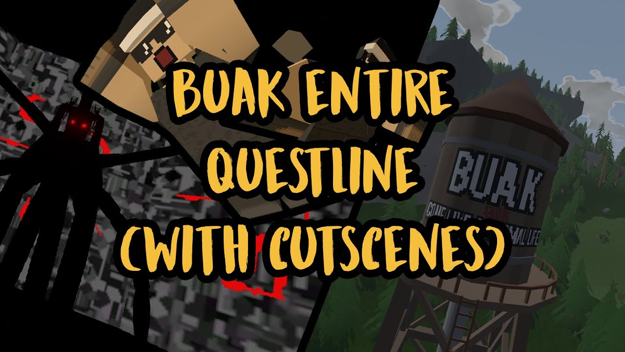 Unturned Buak Entire Story Questline + Cutscenes