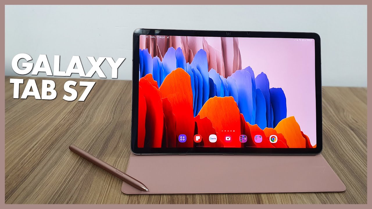 Unboxing Samsung Galaxy Tab S7 [Em 1&deg; Pessoa]