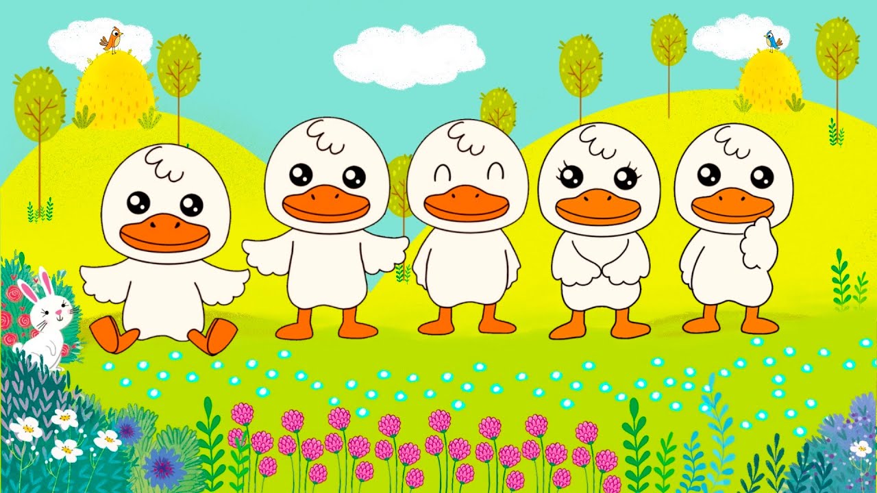 Five Little Ducks Song  | Kids Songs and Nursery Rhymes