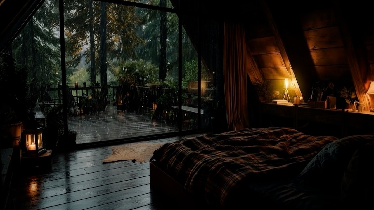 Forest Rain Sounds | Deep Sleep, Insomnia Relief and Relaxation