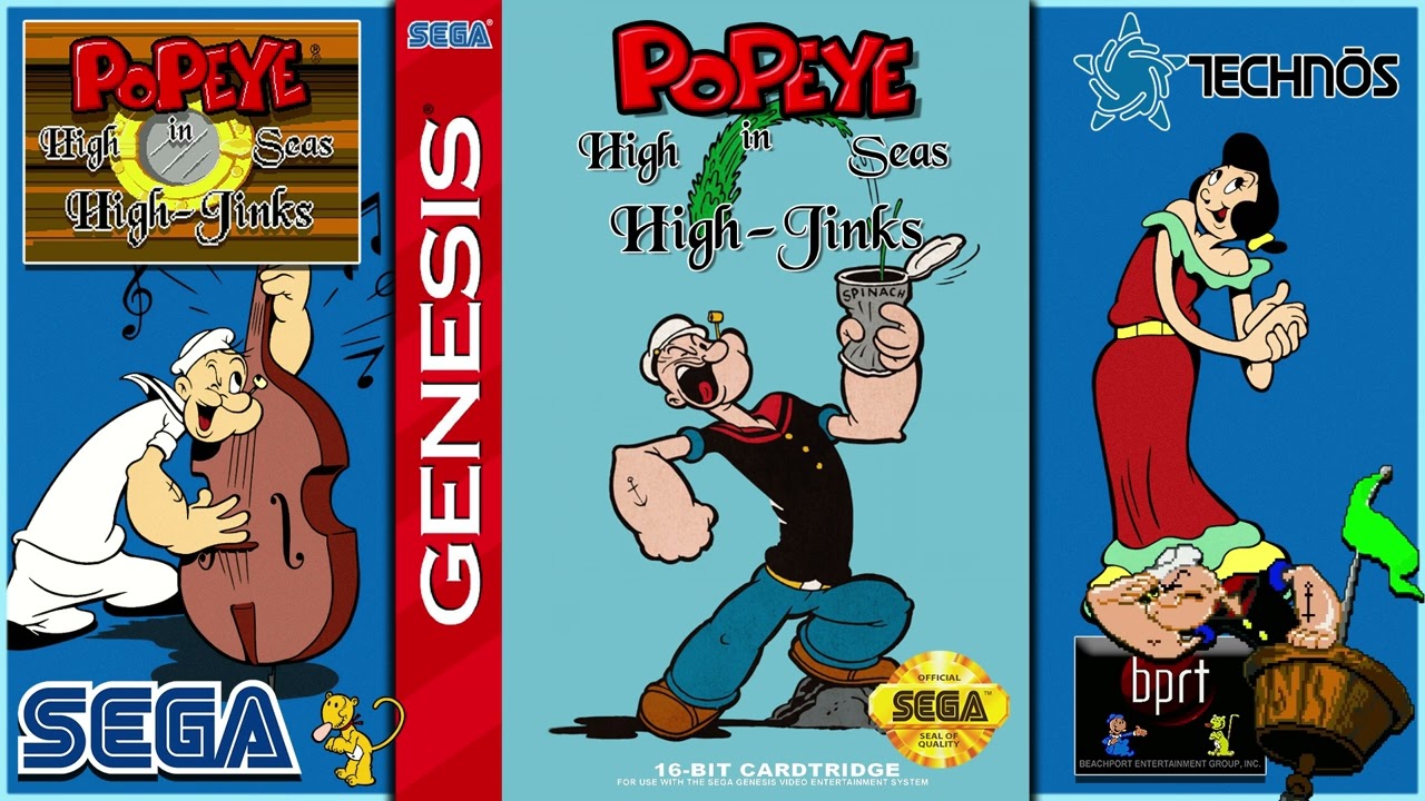 Popeye -11- Game Over [TRACK K] (SEGA GEN/MD) - OST