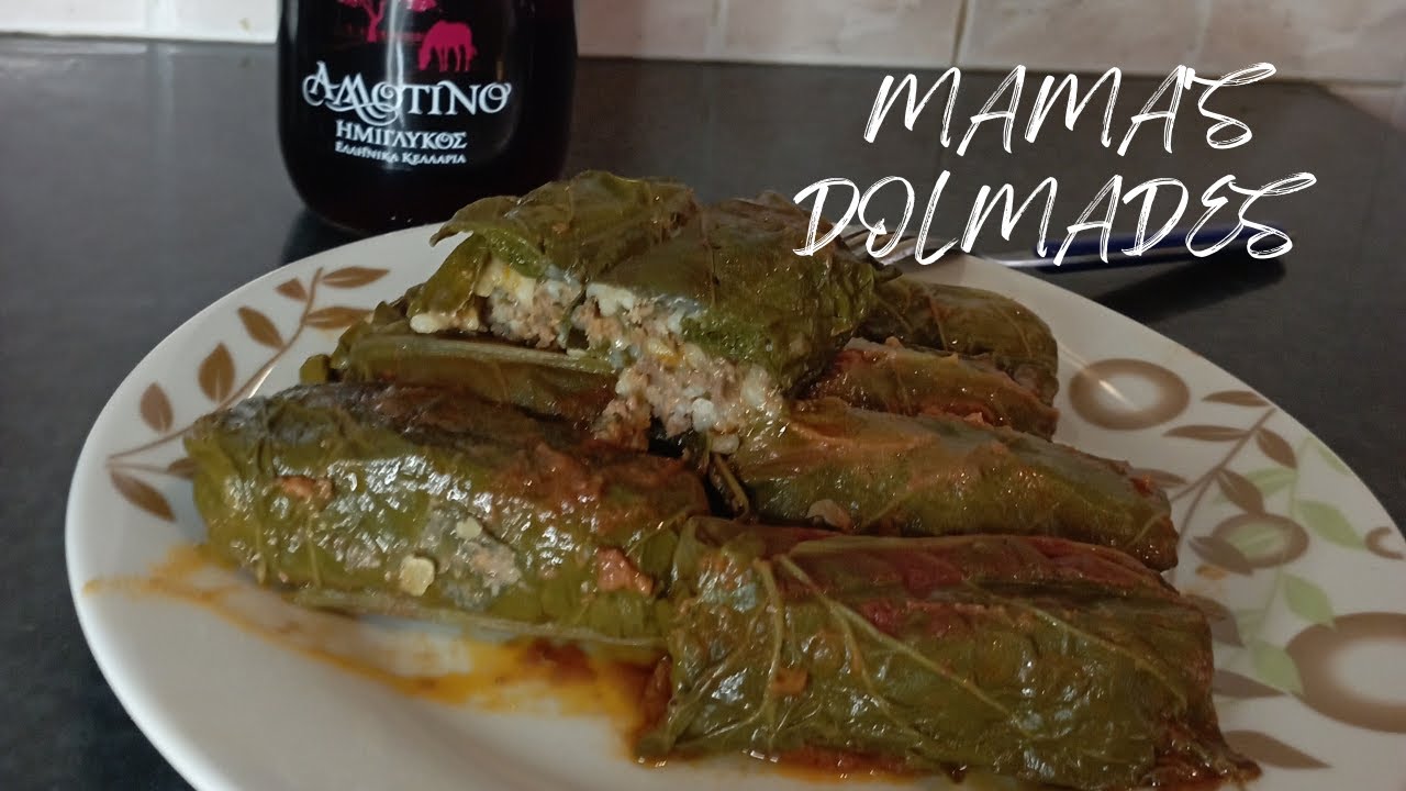 Best Greek Dolmades in Tomato Sauce - Stuffed Silverbeet Rolls