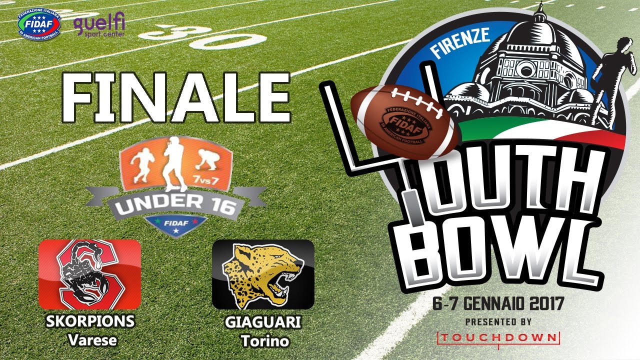 Youth Bowl 2016 FINALE U16 Skorpions Varese vs Giaguari Torino