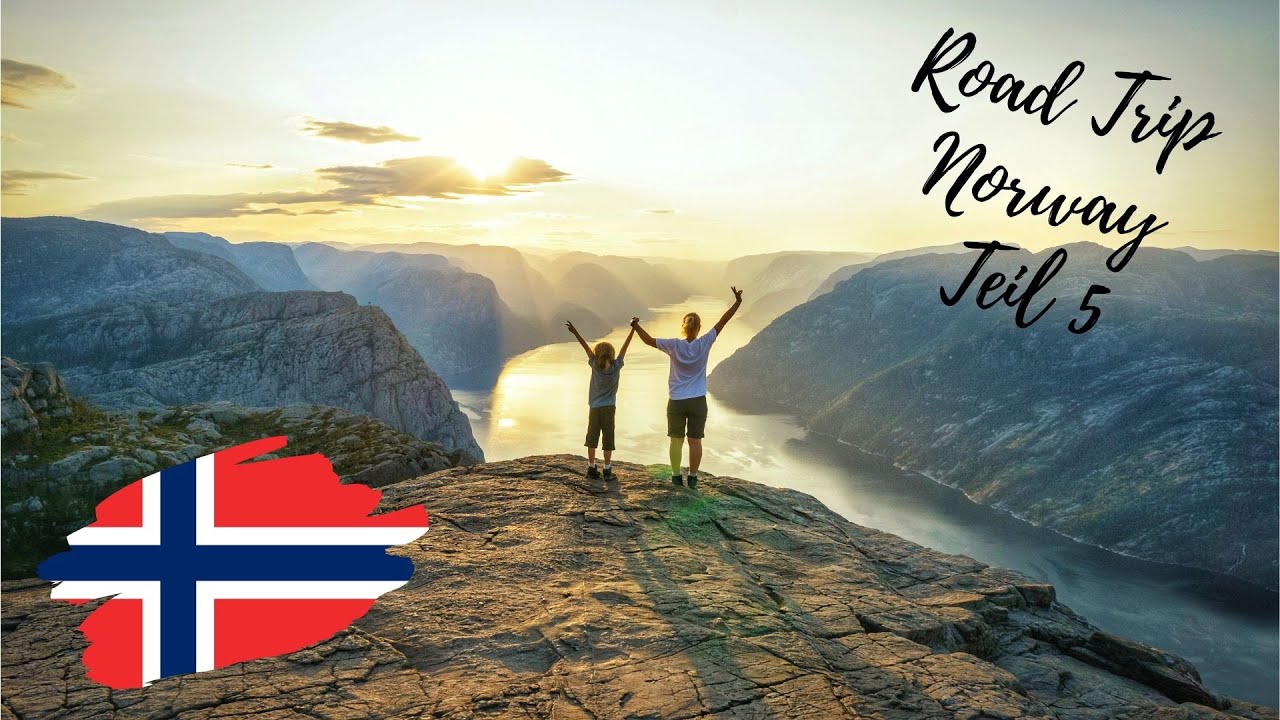 Preikestolen, Norwegen, Aufstieg. Mit dem Wohnmobil durch Norwegen Teil 5