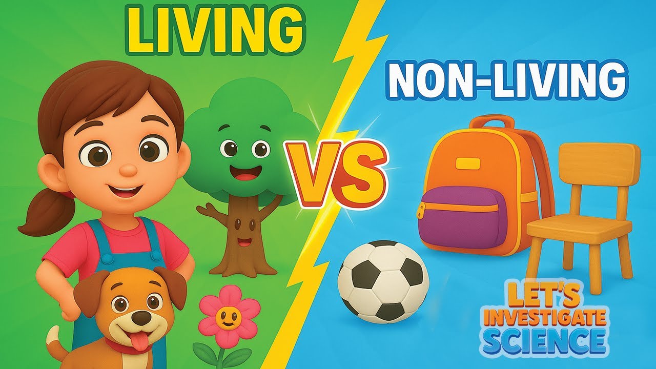 Living Things vs Non-Living Things | Let&rsquo;s Investigate Science | Grade 1 | Unit 3