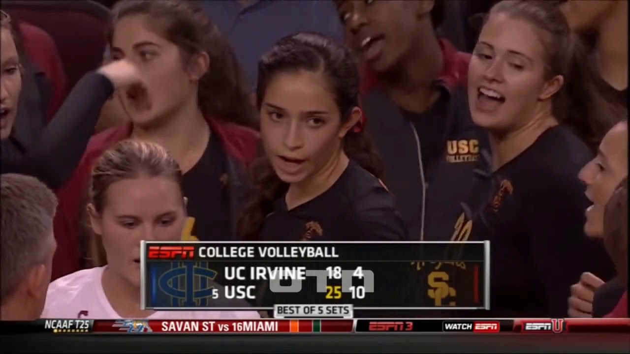 #tb Samantha Bricio (USC) vs UCI 130918