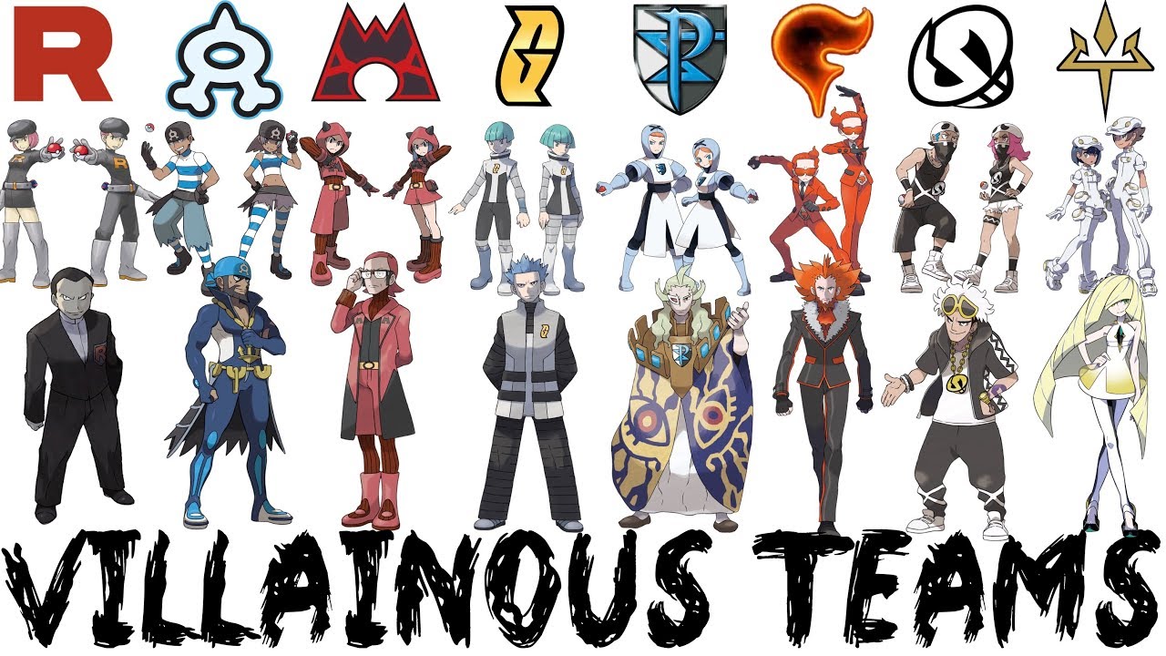 All Pokémon Villainous Teams
