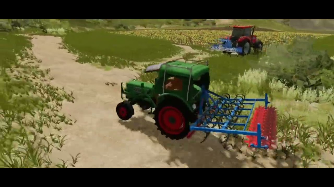 Mod for Farming simulator 20. Fendt Farmer2 and cultivator.