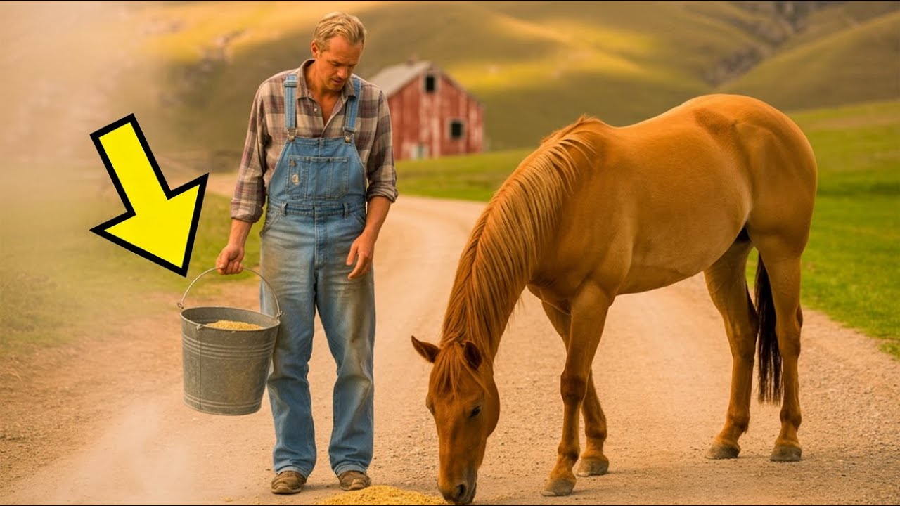 CONTADINO NUTRE CAVALLO AFFAMATO SCOMPARSO, IL GIORNO DOPO TROVA UNA SORPRESA ALLA SUA PORTA...