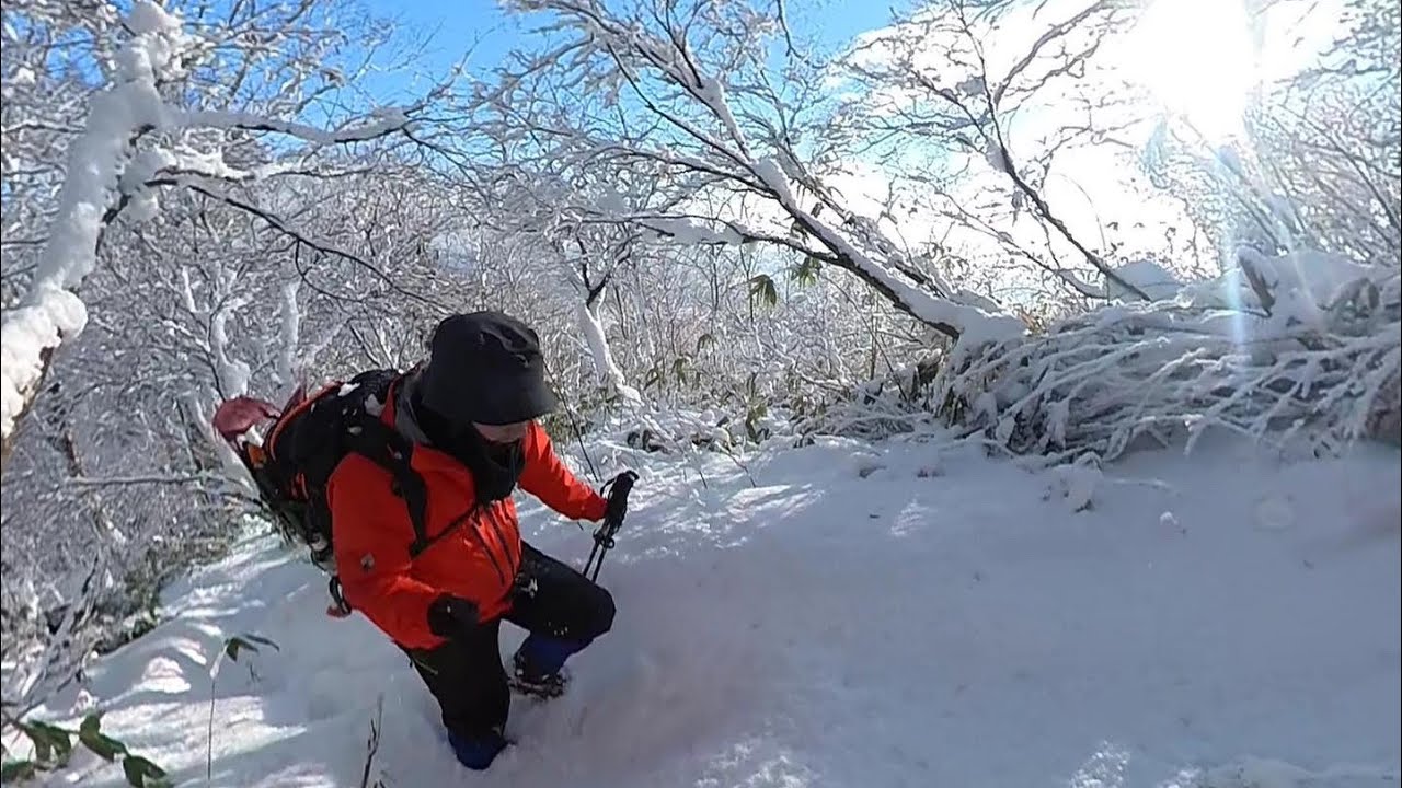 2022年11月19日　登山　羊蹄山　（六合目撤退）
