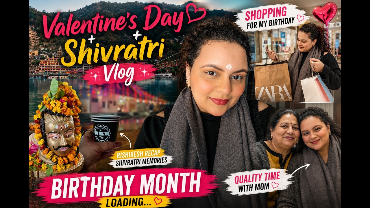 Valentine's Day & Shivratri Vlog 🔱❤️#birthday#valentinesday#shivratri#vlog#dailyvlog#adayinmylife 