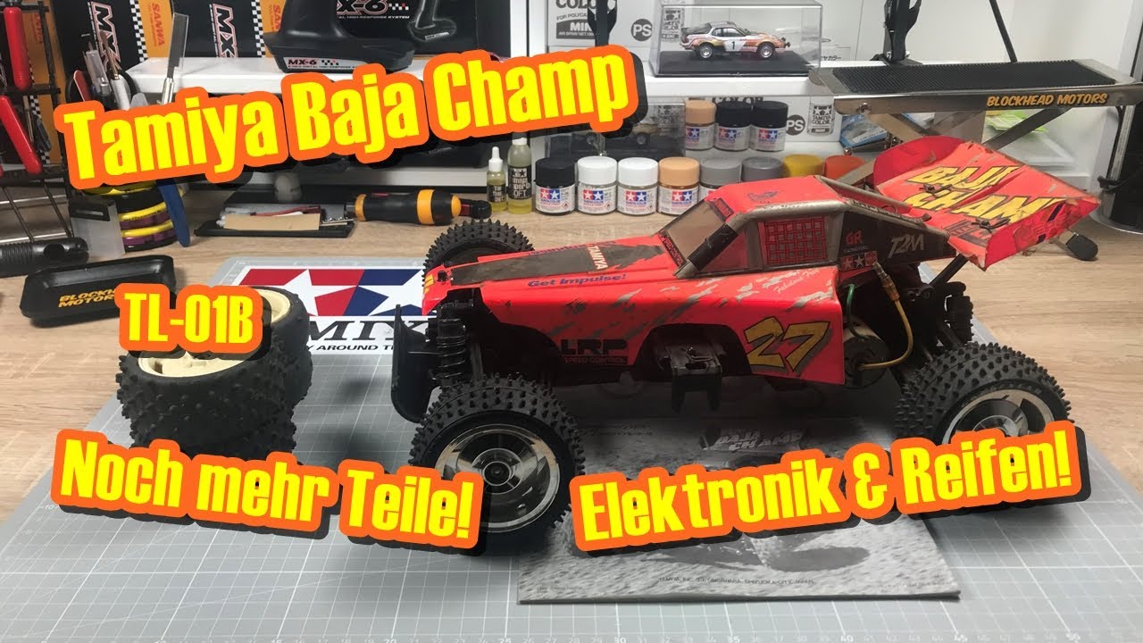 Tamiya Baja Champ | TL-01B Chassis | Noch mehr Teile! | Elektronik & Reifen!
