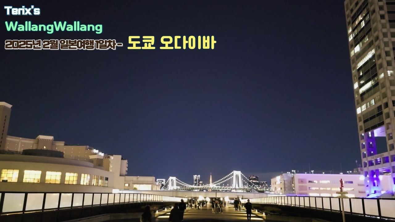 2025년 2월 일본여행 1일차- 도쿄 오다이바