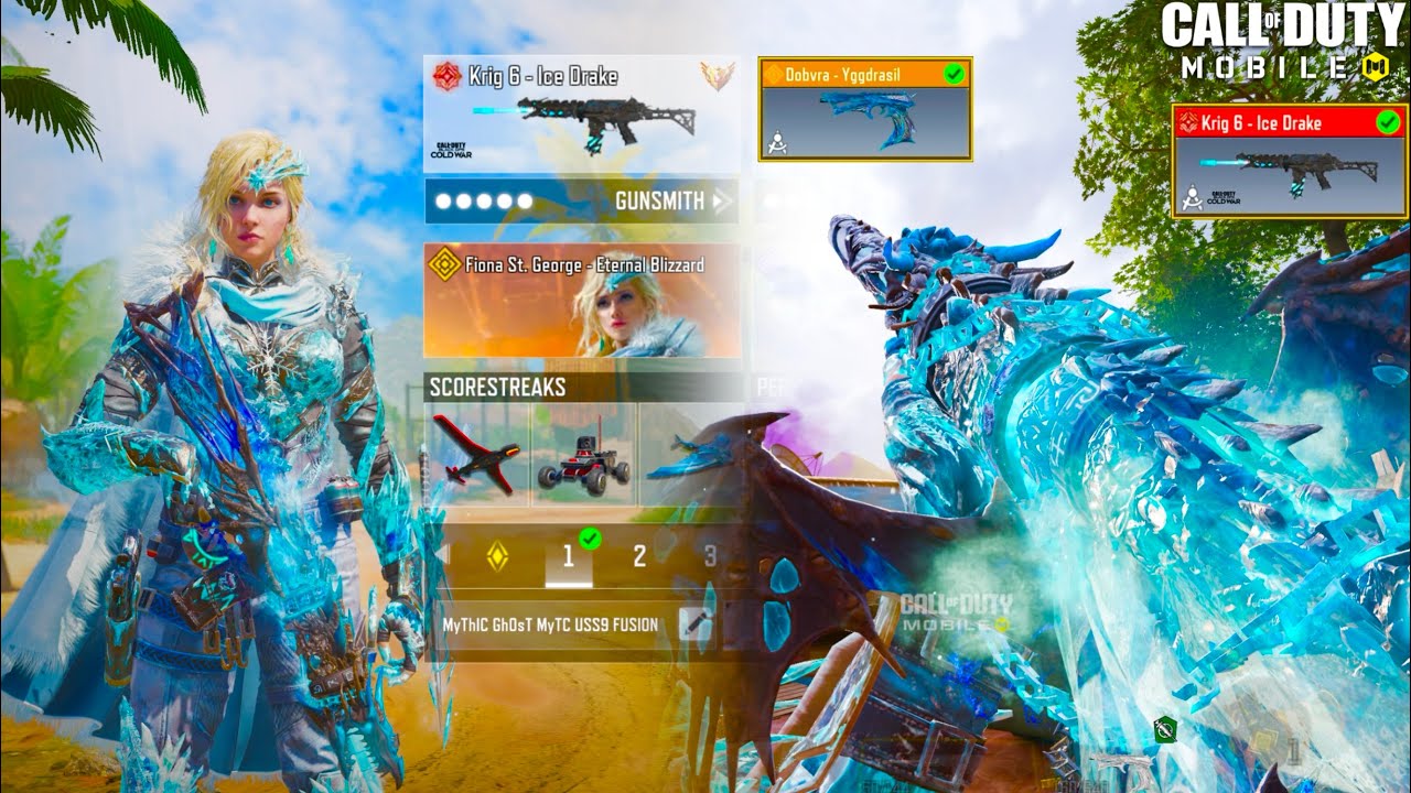 Mythic Krig 6 & New Legendary Fiona are the MOST COLDEST Combo to drop an insane SND 1v5 ACE in CODM
