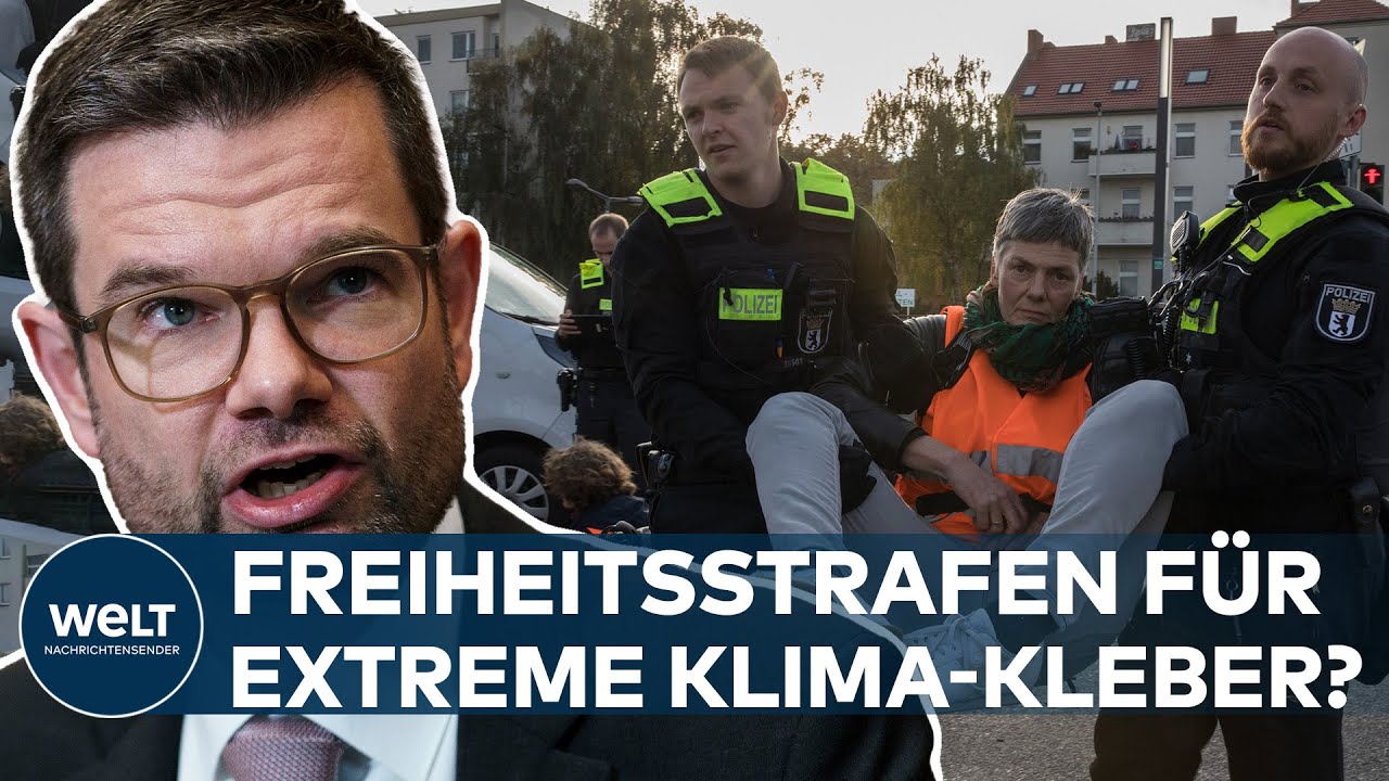 KRITIK AN KLIMA-KLEBERN: Justizminister Buschmann will gesetzliche Ma&szlig;nahmen versch&auml;rfen