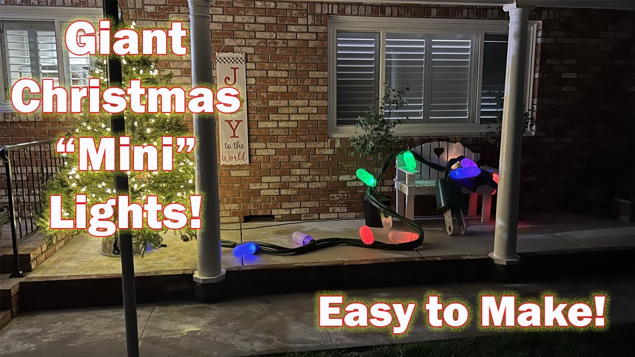Giant Mini Lights?  Yes! you heard right!