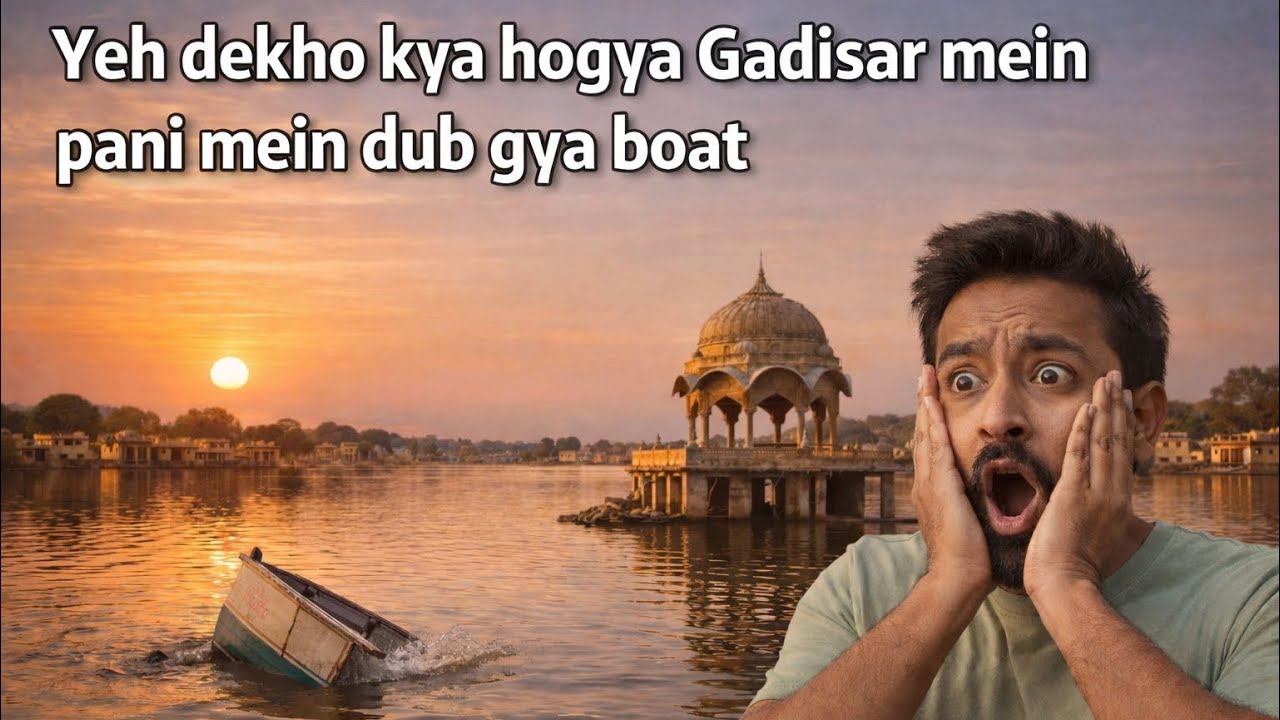 Yeh dekho kya hogaya Jaisalmer mein #gadisar |  #vlog  #gadisarlake #goldencityjaisalmer #viralvideo