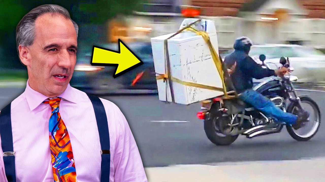 Real Lawyer Reacts To Insane Bike Fails Caught On Camera