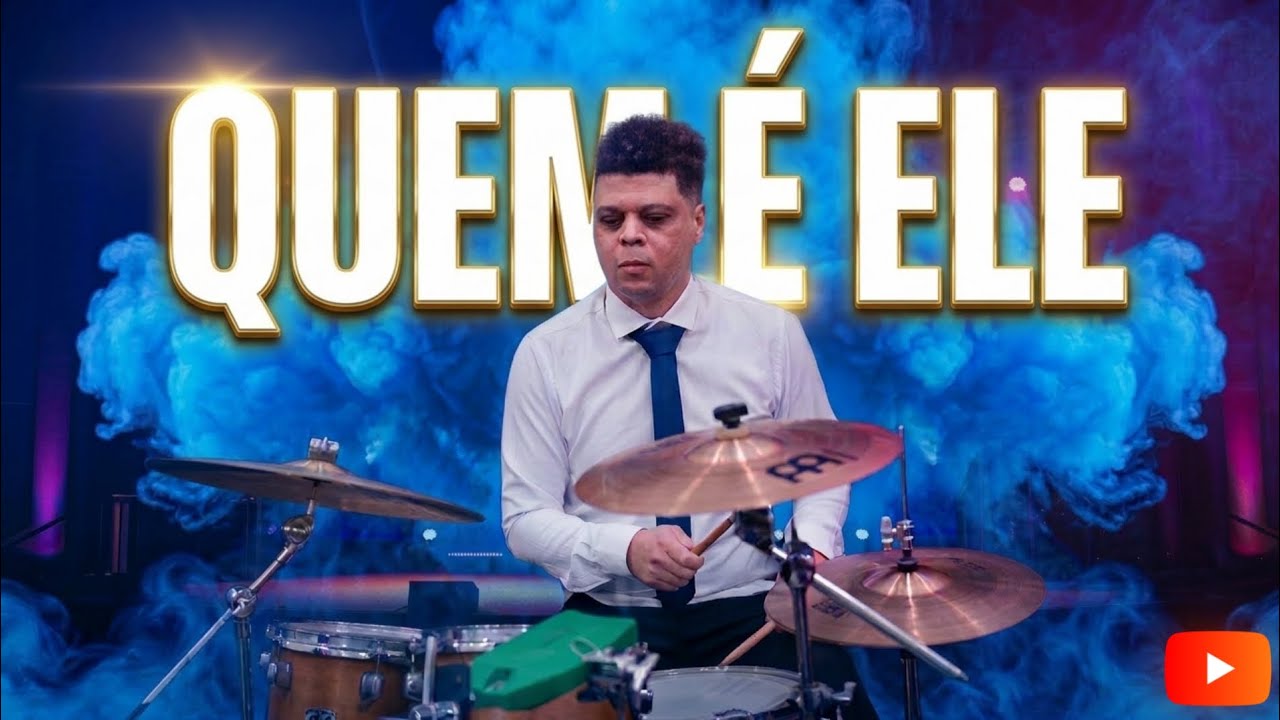 QUEM É ELE - Rebeca Carvalho e Cassiane | DRUM COVER (Ao Vivo na Igreja)