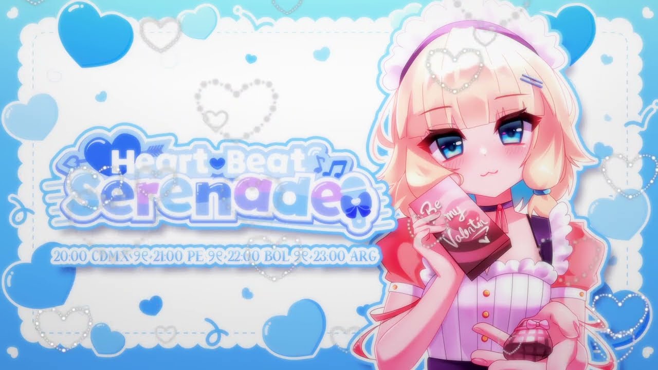 ♡ 🌊 USANDO MUSICA PARA MI CONFESIÓN 🌊 ♡   💌HEART♡BEAT SERENADE ˙  ꒷ 🍰   𖦹˙ (13.02.26) | Wendy Mizumi