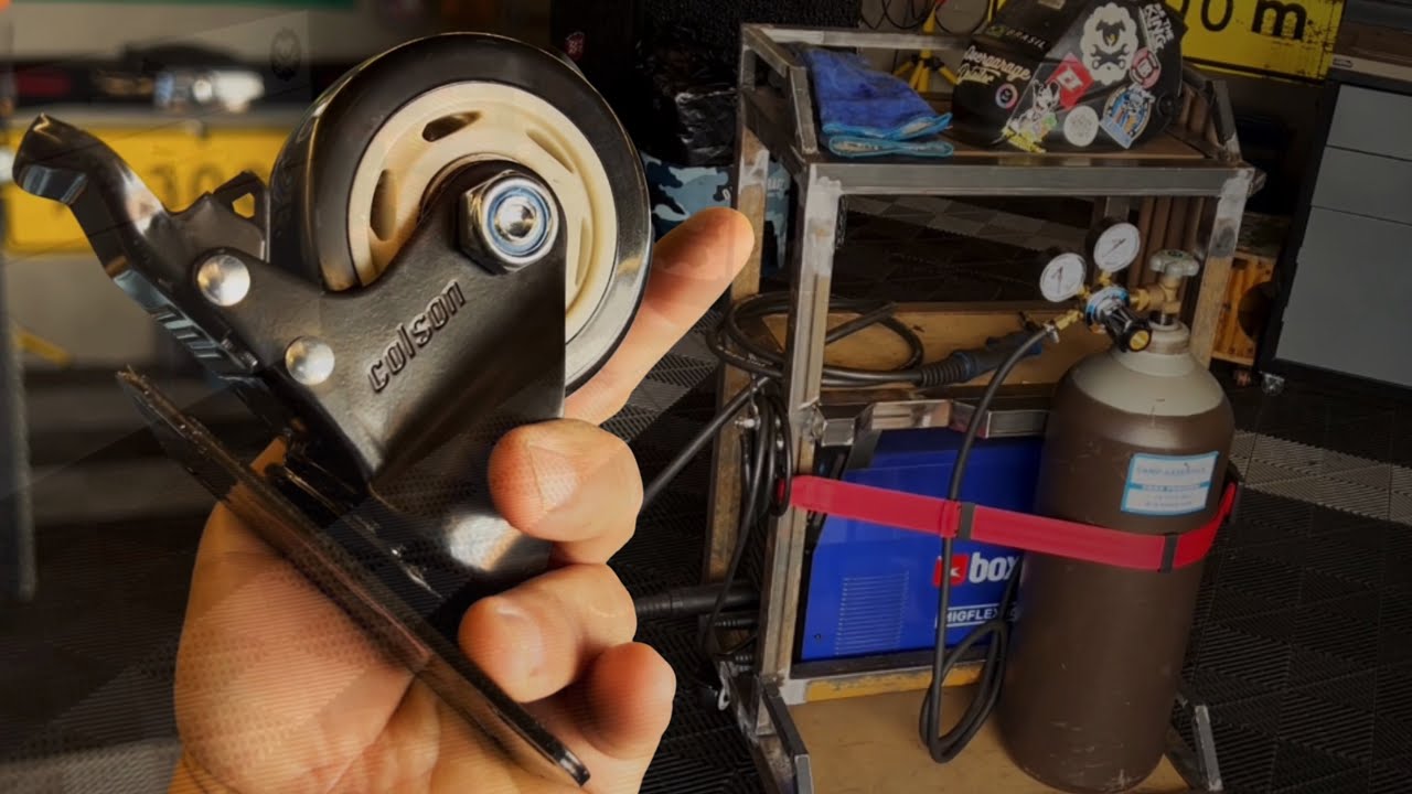 Finalizamos o CARRINHO DE SOLDA da oficina de garagem! 