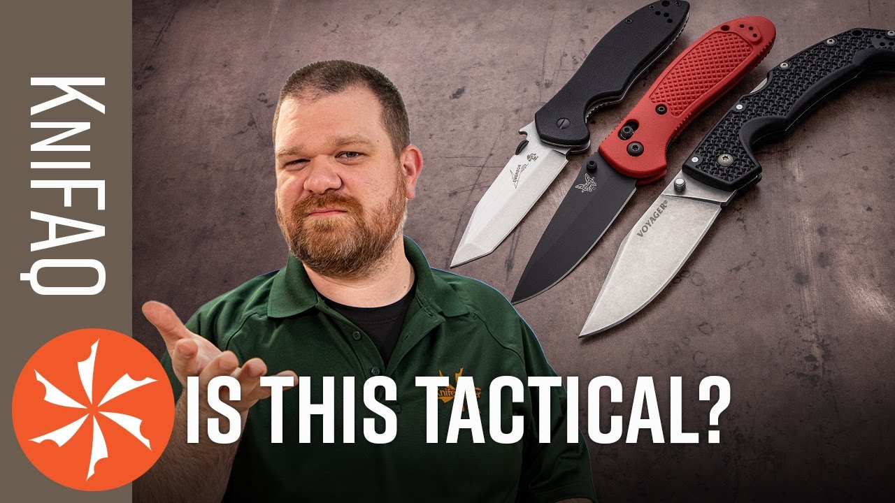 KnifeCenter FAQ #68: What Makes A Knife Tactical? + Easiest Steel To Sharpen? More!