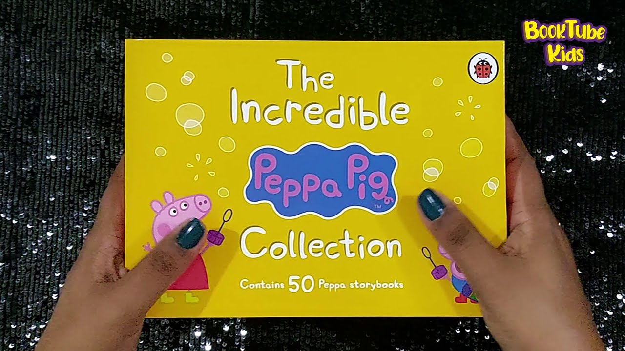 🐷PEPPA PIG : UNBOXING THE INCREDIBLE COLLECTION 📚Kids Book Read Aloud #booktubekids