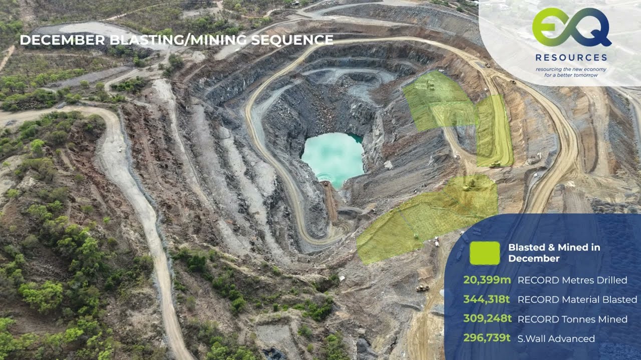 EQ Resources December Blasting Mining Sequence