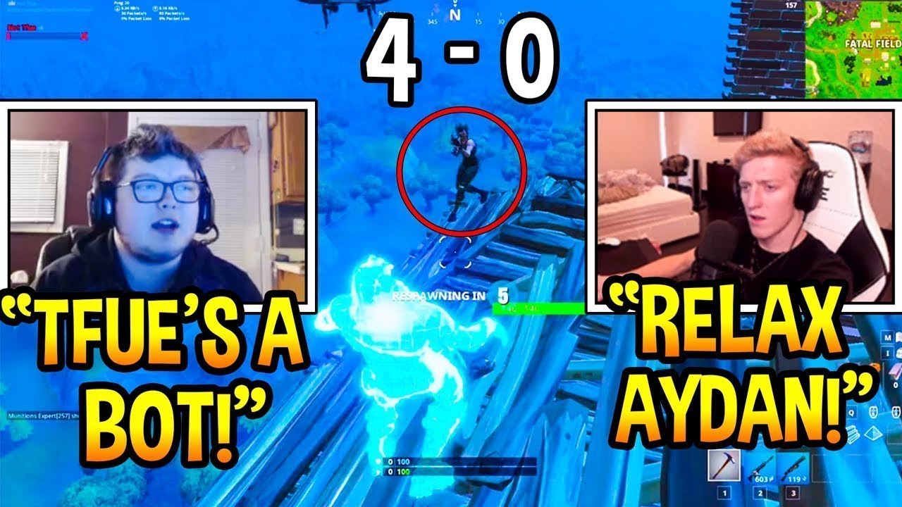 Ghost Aydan vs Tfue Cloak Thiefs 1v1 CREATIVO! Aydan vs FaZe Clan