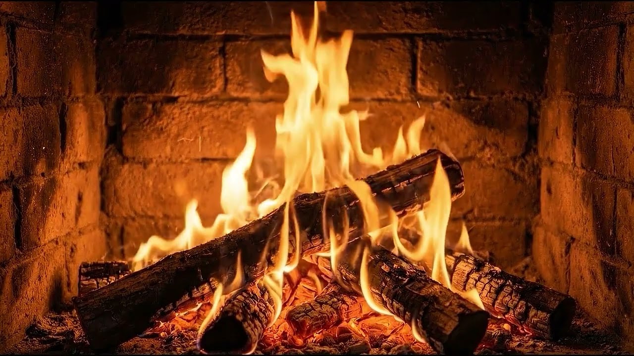 🔥 Real Fireplace NO ADS (Live 24/7) | Sleep • Study • Relax 4K Ultra HD
