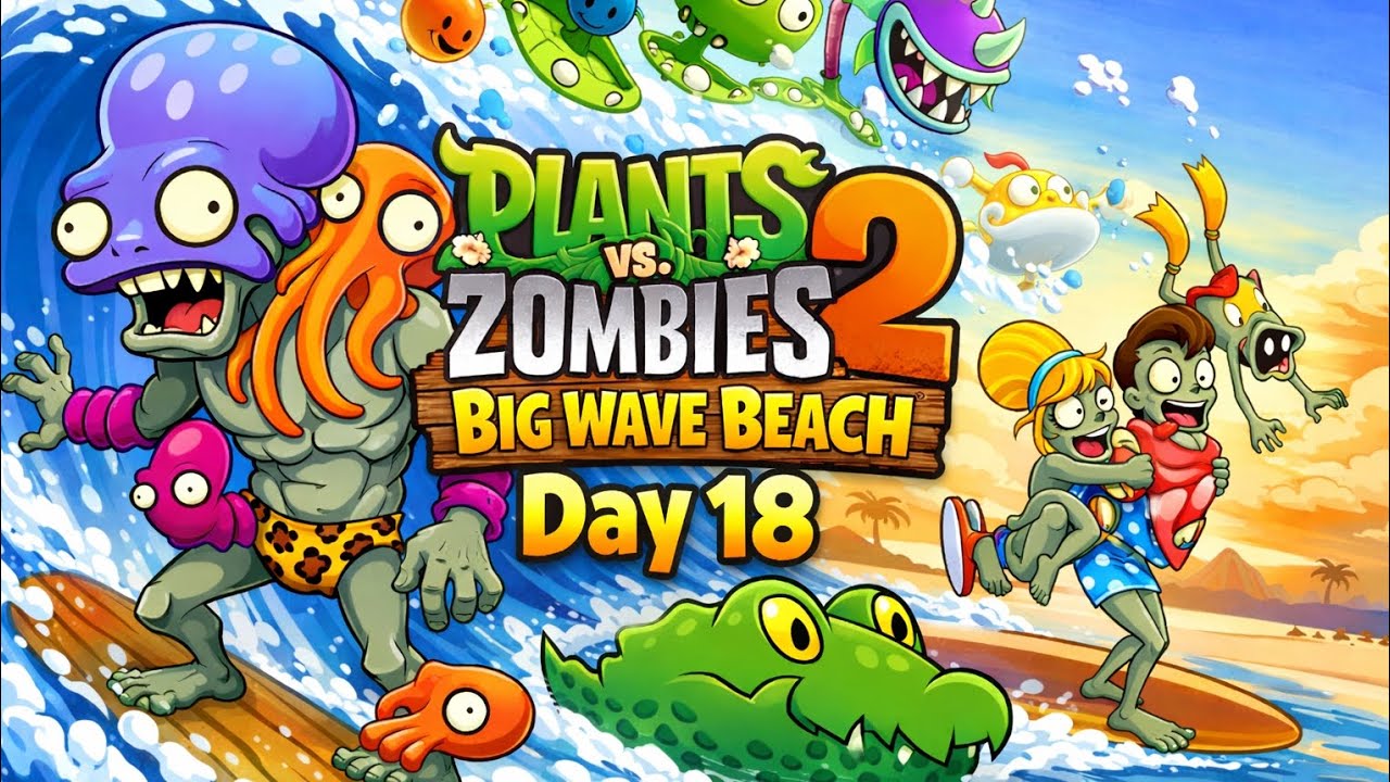 Plant vs Zombie 2/ Big Wave Beach Day 18