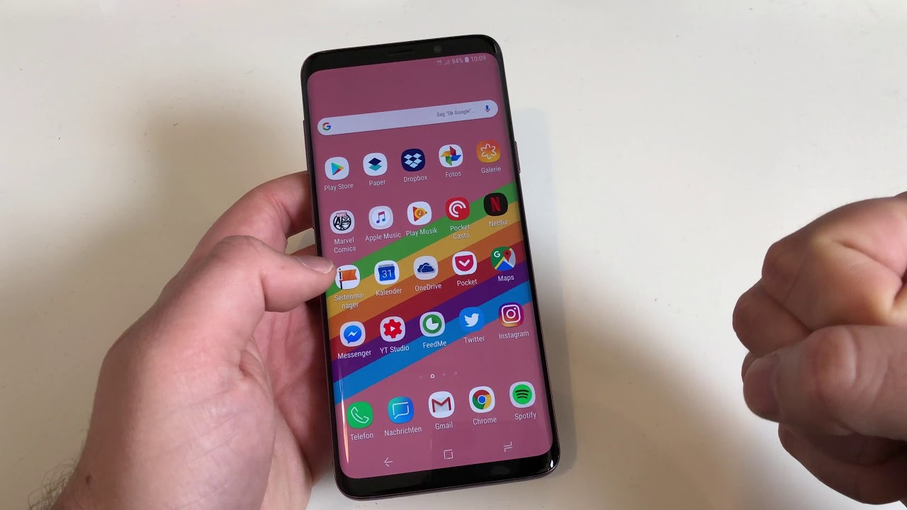Samsung Galaxy S9+ einrichten und zweiter Eindruck