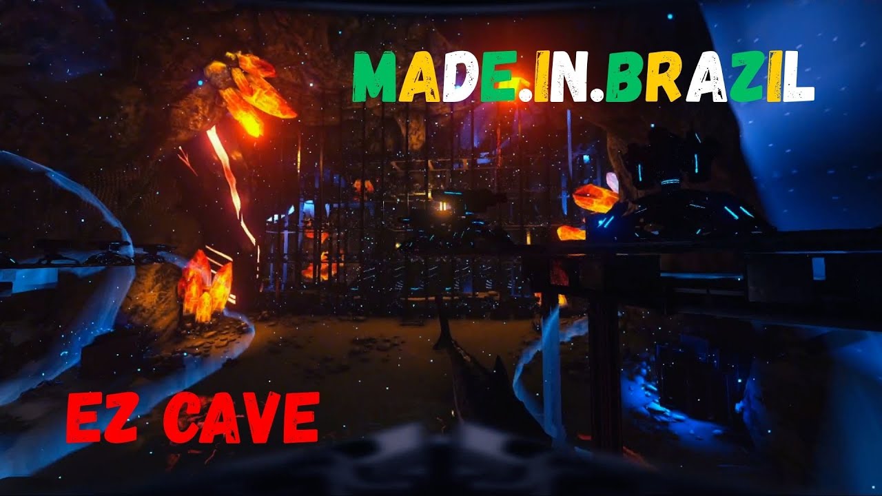 Ark PVP Unofficial | Cinematic | The Island Ez UW Cave Base Tour