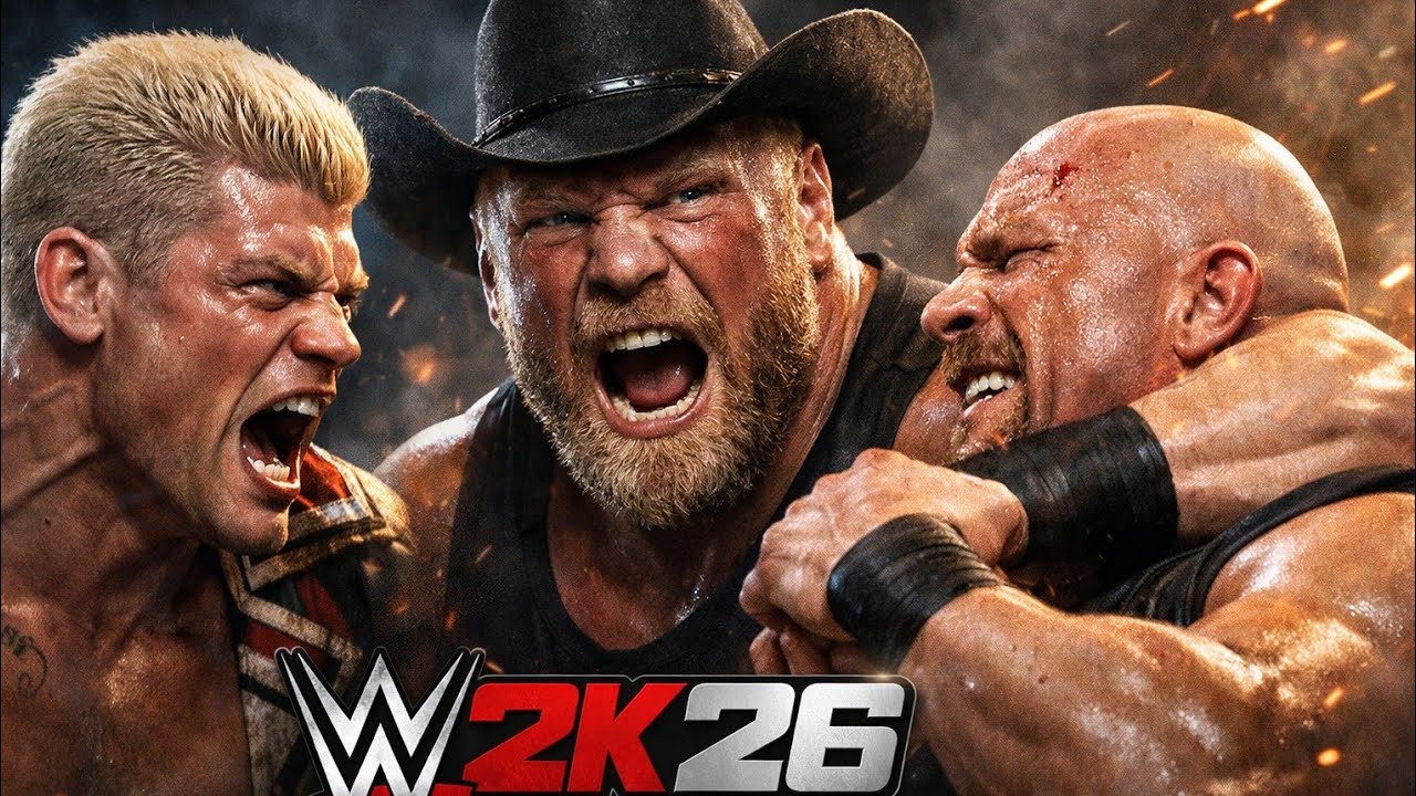 Stone Cold vs Brock Lesnar vs Cody Rhodes – Ultimate WWE Triple Threat War
