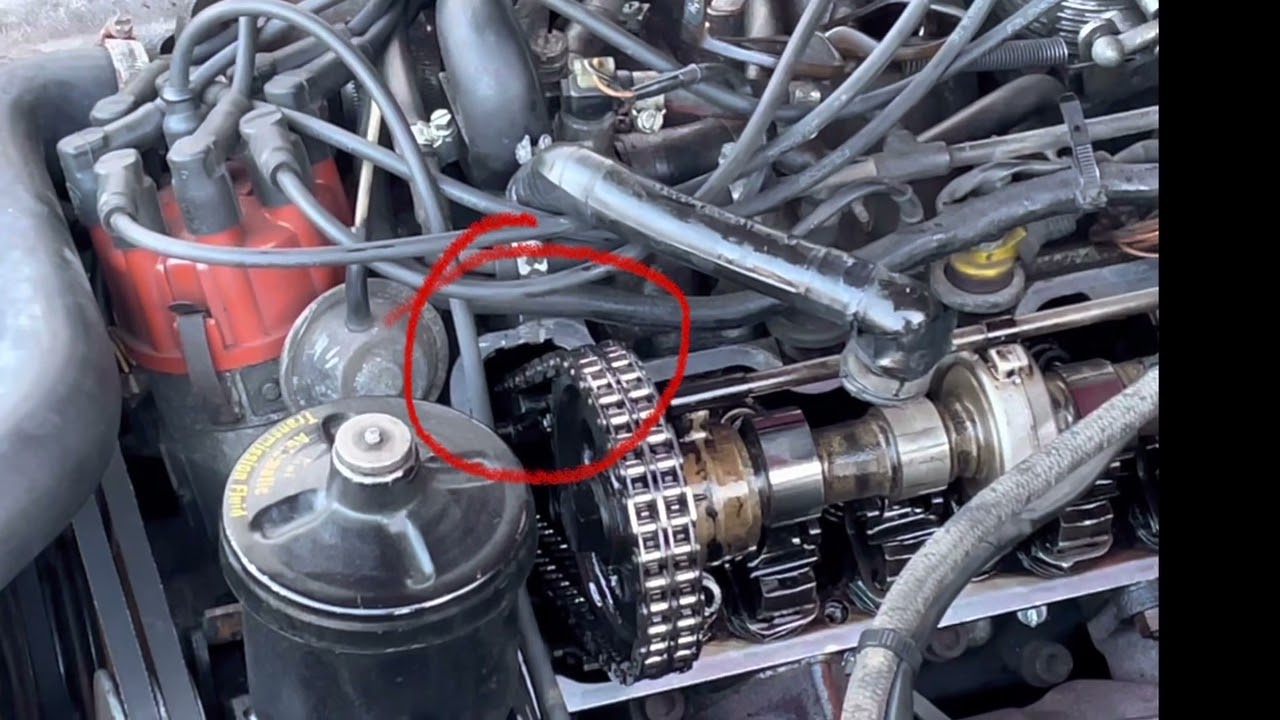 Mercedes SL R107 - bad V8 timing chain noise / rattle