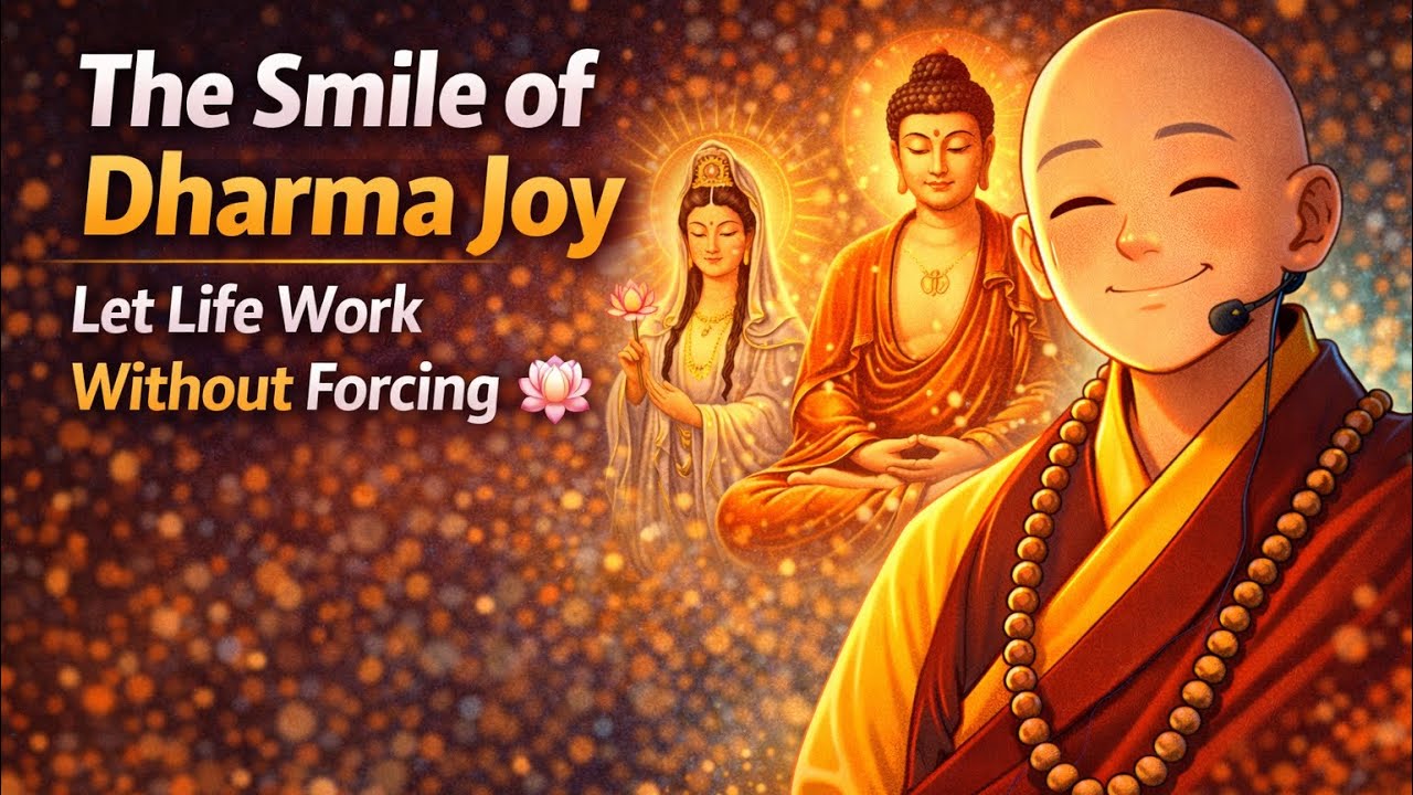 😊 The Smile of Dharma Joy | Let Life Work Without Forcing 🪷#ruangkesadaran #mindfulpresence