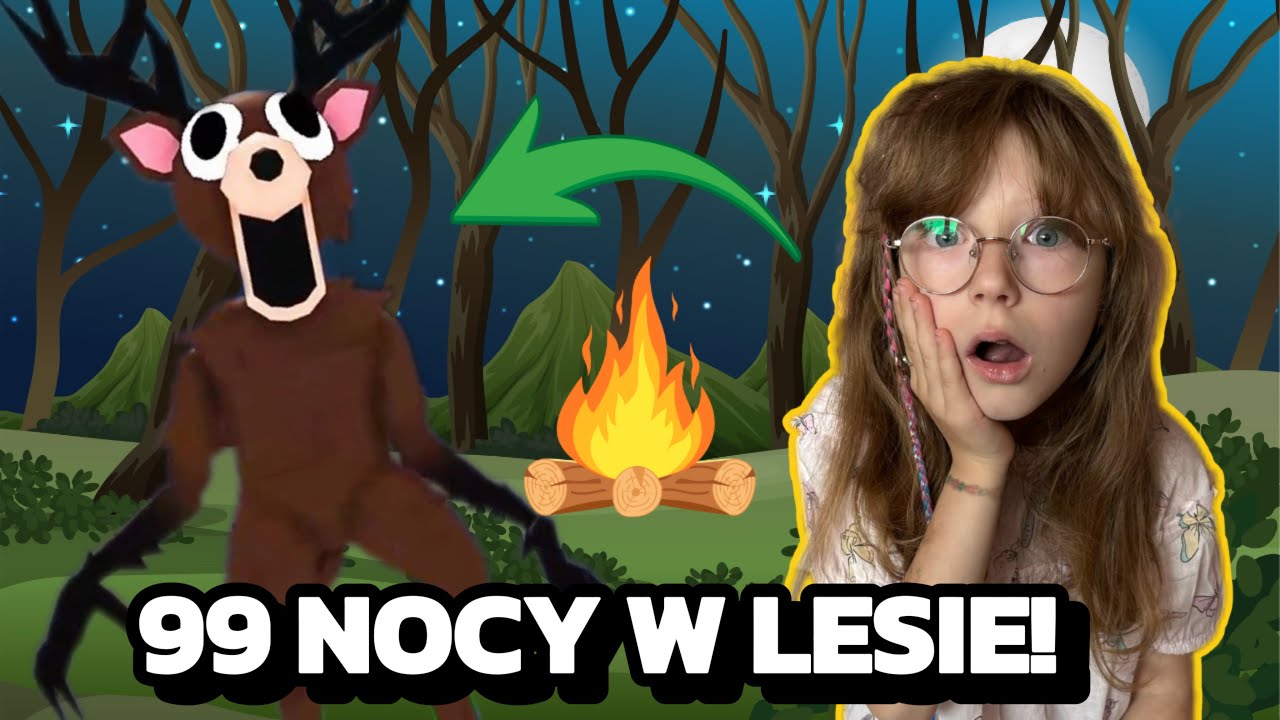 ✨Sprawdź- ile nocy wytrzymamy w lesie ?! ROBLOX✨