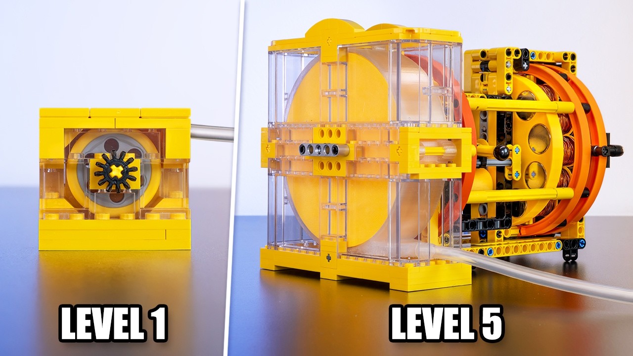 Making a Powerful Lego BLADELESS Turbine Generator!