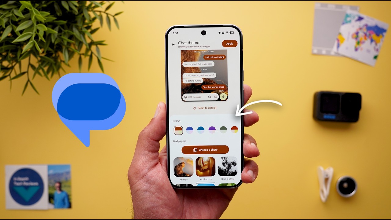 Обновления приложений Google, выпуск 131: Gemini в Chrome, темы чатов в Messages и 25 новых функций!