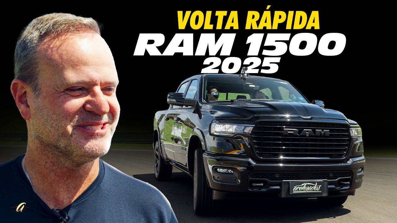 NOVA RAM 1500 3.0 BITURBO NA VOLTA RÁPIDA COM RUBINHO! Picape de 426 cv acertou em abandonar o V8?