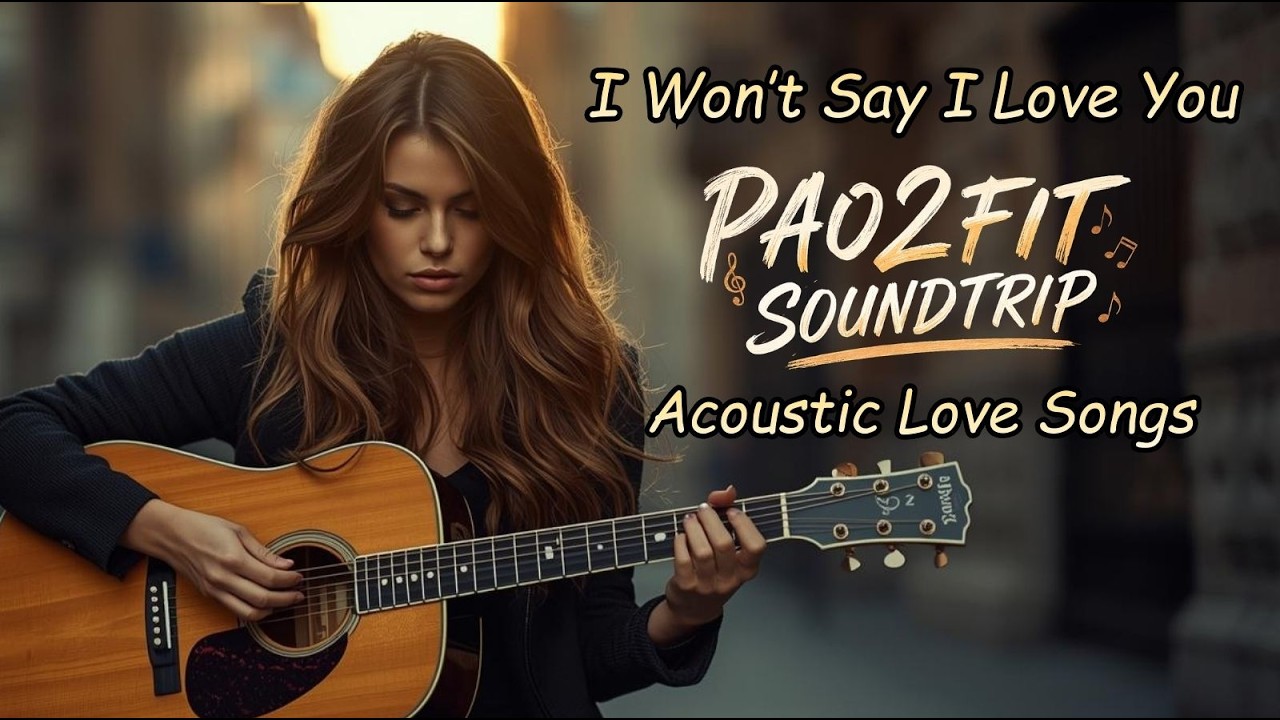 I Won’t Say I Love You | Secret Love Acoustic Songs | 🎶PAO2FIT Sound Trip Original Music