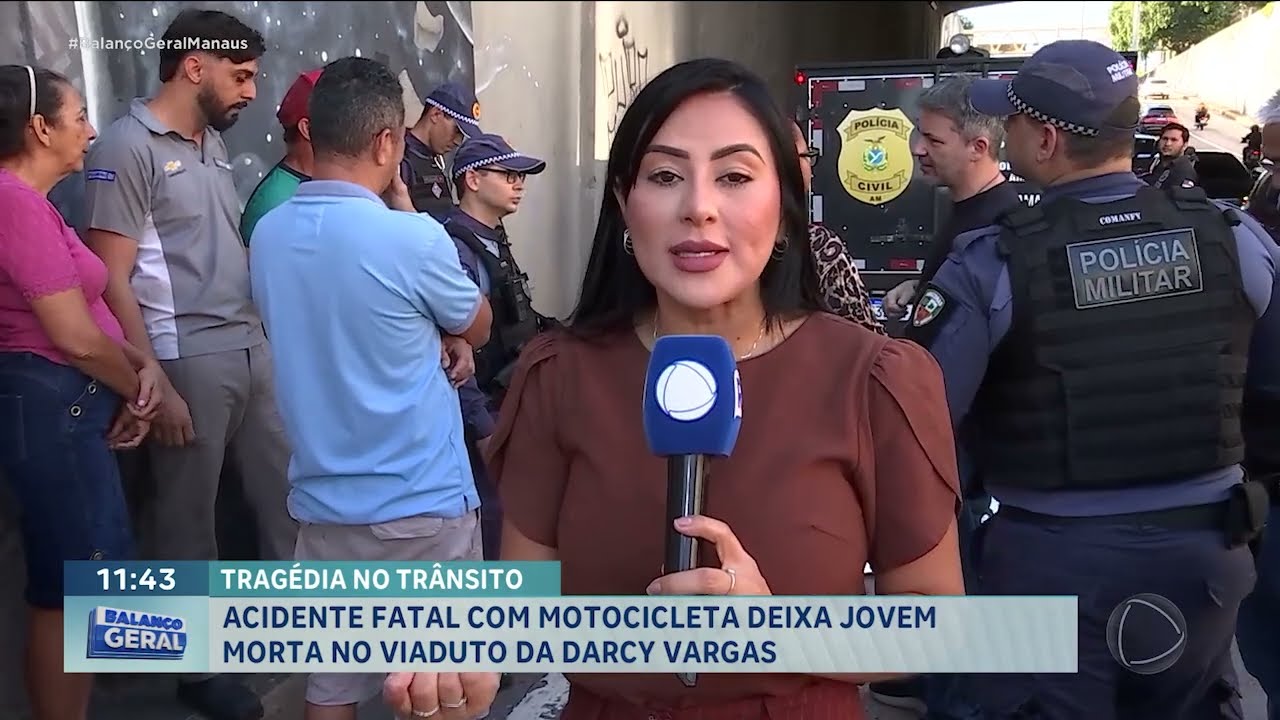 Trag&eacute;dia em Manaus: jovem morre em acidente no viaduto da Djalma Batista (27/03/2026)
