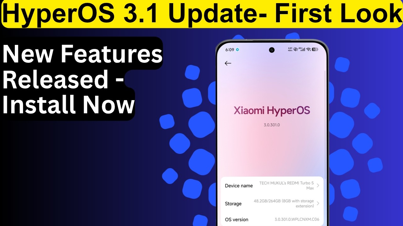 HyperOS 3.1 First Look - New Features, System Apps Updated And More: POCO X8 Pro Max
