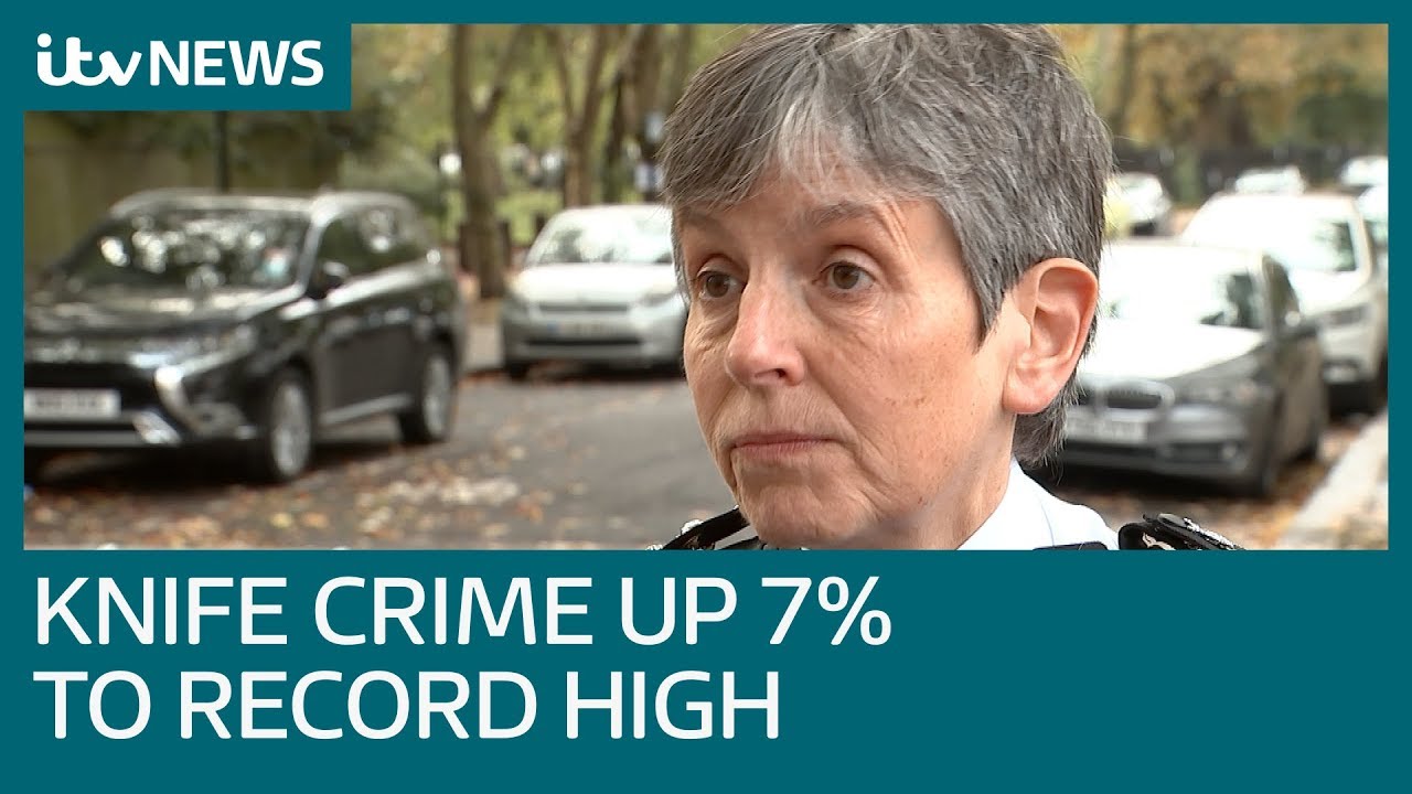 Knife crime hits record high after 7% increase | ITV News