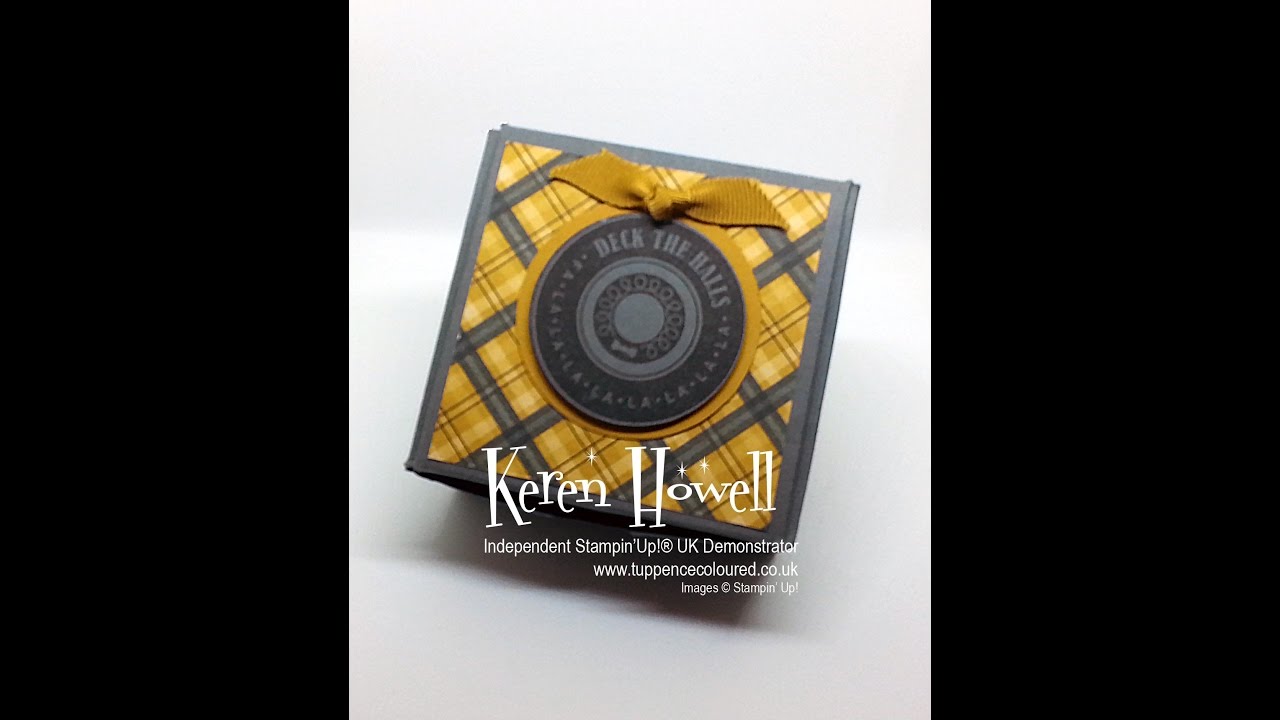 Stampin' Up! Deep square gift box