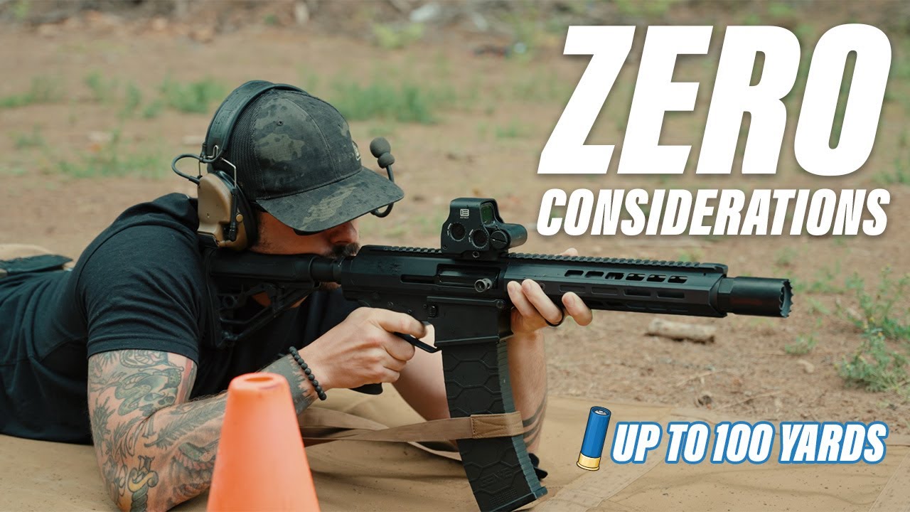 Zero Considerations for the Gen-12 Shotgun - Accuracy up to 100 Yards and Buck Shot Patterning