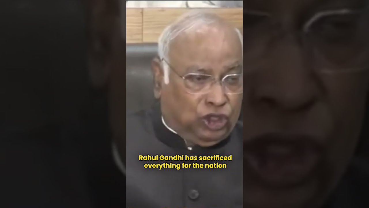 KHARGE COOKS UP ANOTHER SACRIFICE STORY! 🤣🔥 Rahul Gandhi Edition
