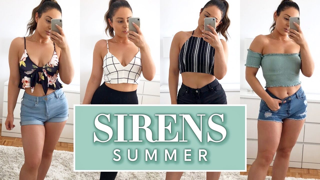 SIRENS SUMMER TRY ON CLOTHING HAUL!