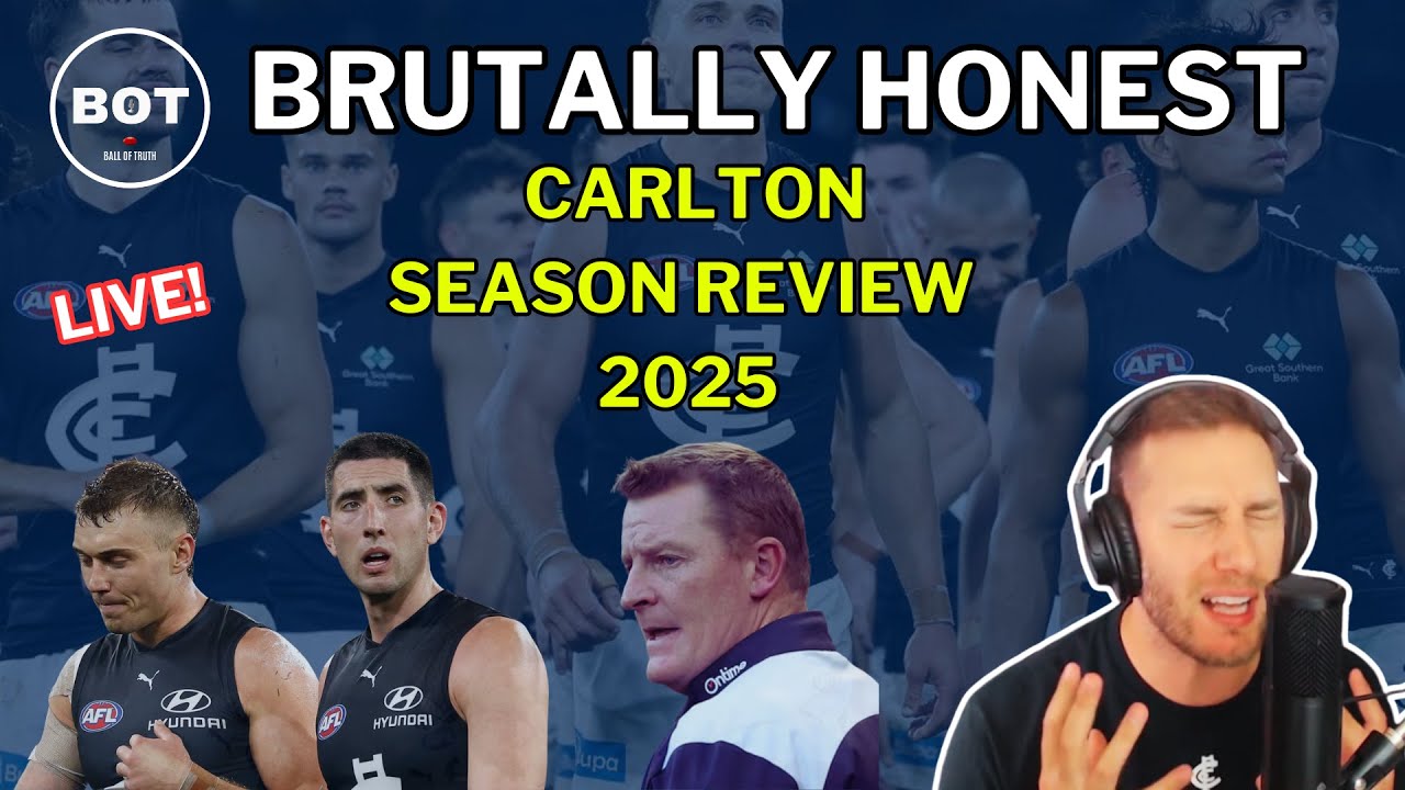 AFL 2025 | Carlton Season Review | LIVE