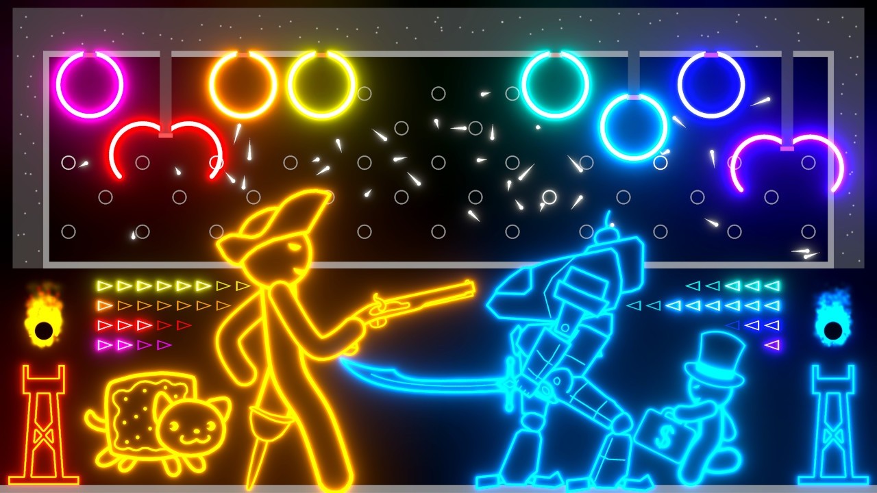 Neon Claw Machine X Intergalactic Tower War Tournament